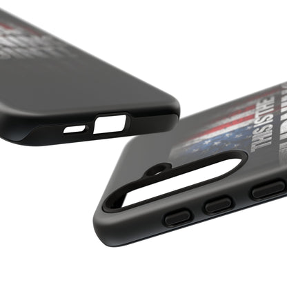 Stunning Patriotic Protective Cell Phone Case -  Charlie Kirk - This Is The Turning Point! - Red White Blue - Beautiful American Flag Backdrop Design - Perfect Gift for Everyday Use, Durable Cover, Stylish Protection