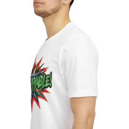 Unisex Jersey Tee - Unstoppable Graphic Design Shirt - Motivation and Fitness