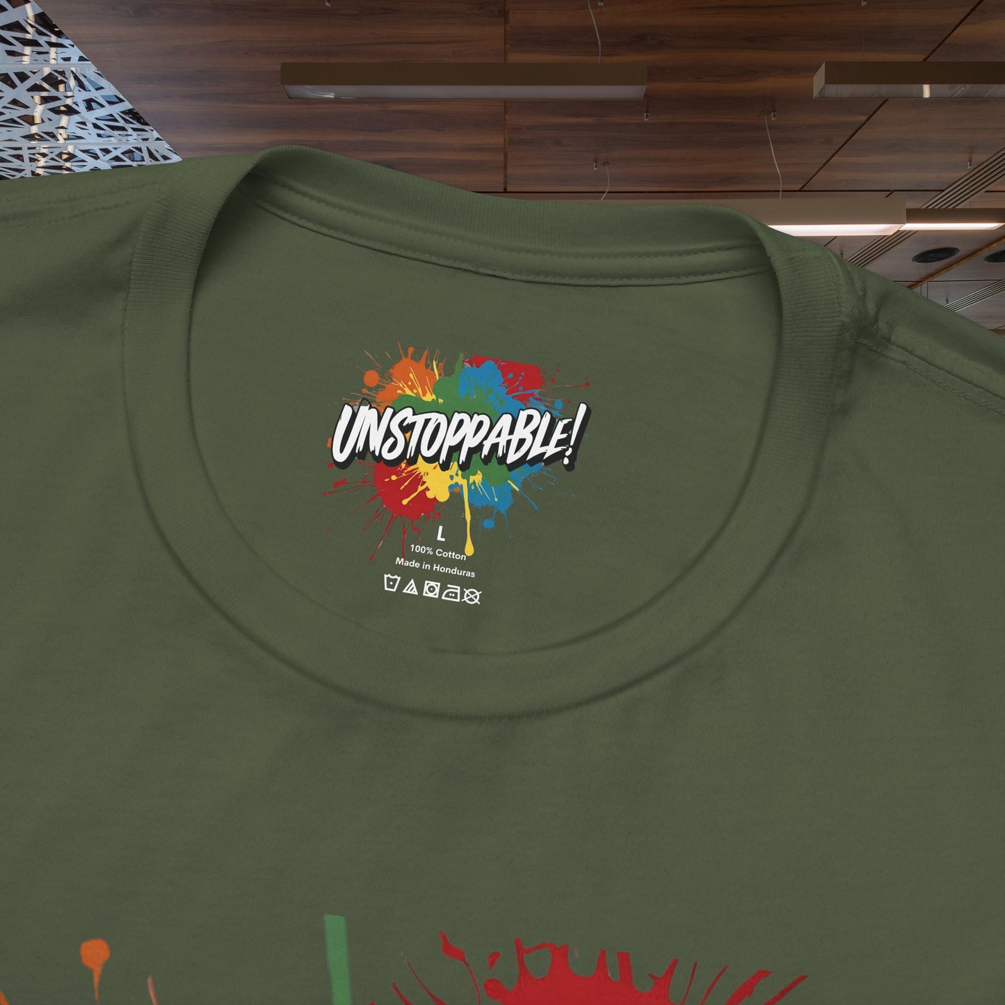 Unstoppable Design Tee - Vintage  Retro  Unisex  Tee - Classic  T-Shirt - Graphic Tee - Casual  Shirt - Short  Sleeve  Shirt