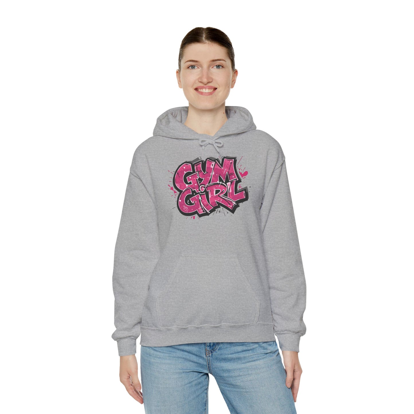 Stylish - Gym Girl Print - Hoodie - S - 5XL - Fitness -