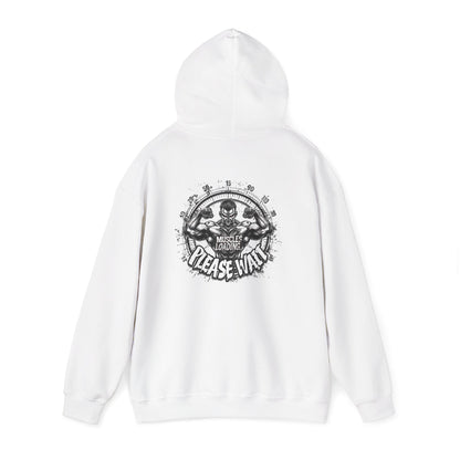 Unisex - Muscles Loading…Please Wait - Heavy Blend™ Hooded Sweatshirt - Motivational Fitness Hoodie - Workout Sweatshirt - Gym Apparel - Inspirational Gift - Holiday Gift