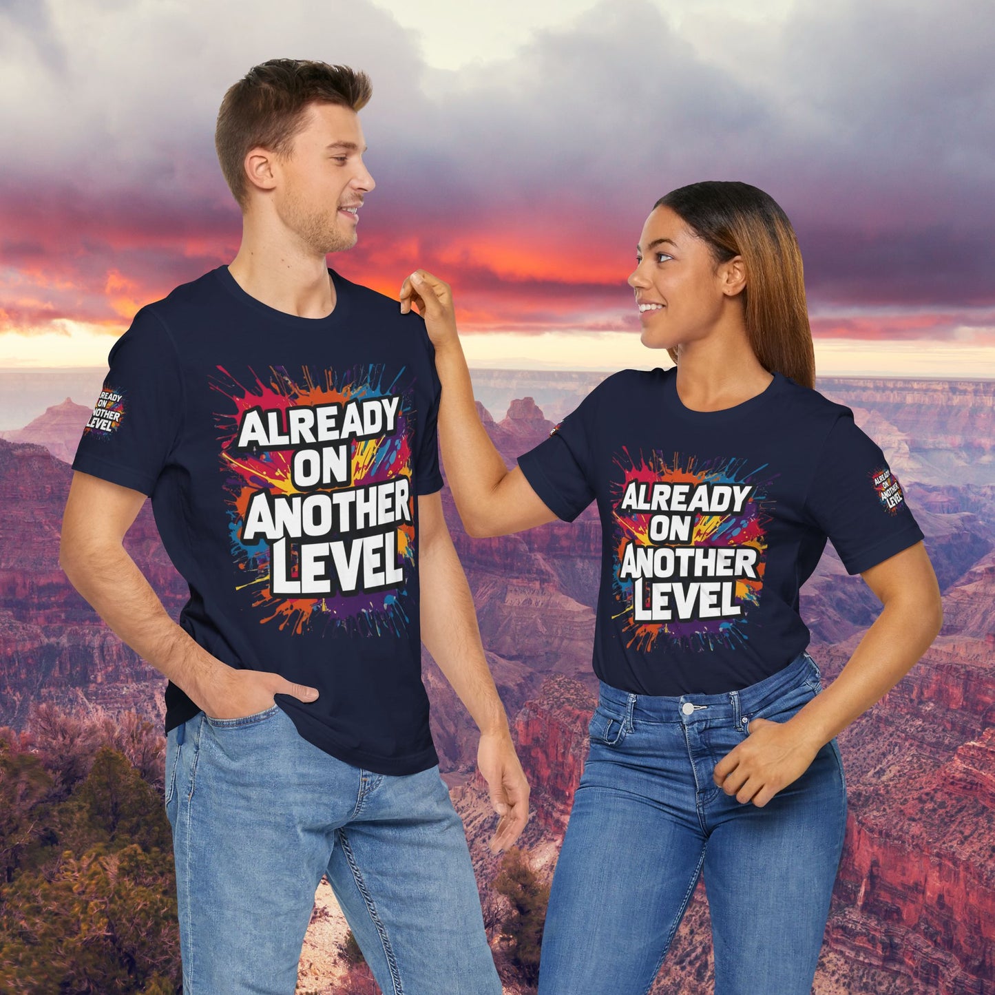 💥 Colorful  💥 Motivation  Tee 💥  'Already on Another Level'  💥 8  Different  Colors  💥 Sizes  XS - 5XL 💥
