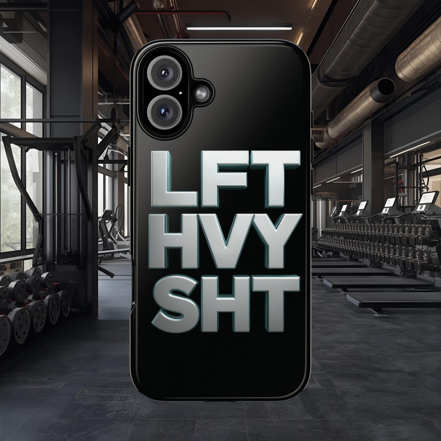 Phone Case — 'LFT HVY SHT' Bold Gym Fitness Protection Case