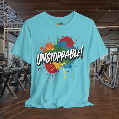 Unstoppable Design Tee - Vintage  Retro  Unisex  Tee - Classic  T-Shirt - Graphic Tee - Casual  Shirt - Short  Sleeve  Shirt