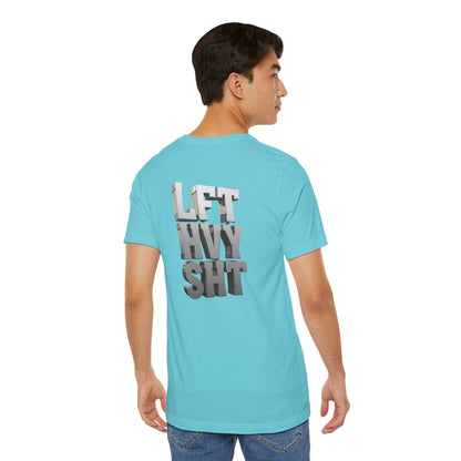 Lift Heavy Shit - LFT HVY SHT - 3D Gym T-Shirt - Bold Weightlifting Tee