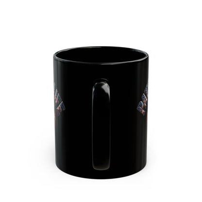 Patriot Fit Life Halloween Coffee Mug - Skull Crossed Flags & Pumpkins | Warrior Edition | 11oz & 15oz