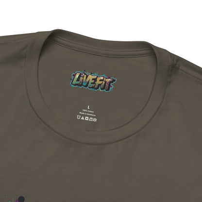 LIVE FIT Graphic Fitness Tee - Motivational Workout Apparel
