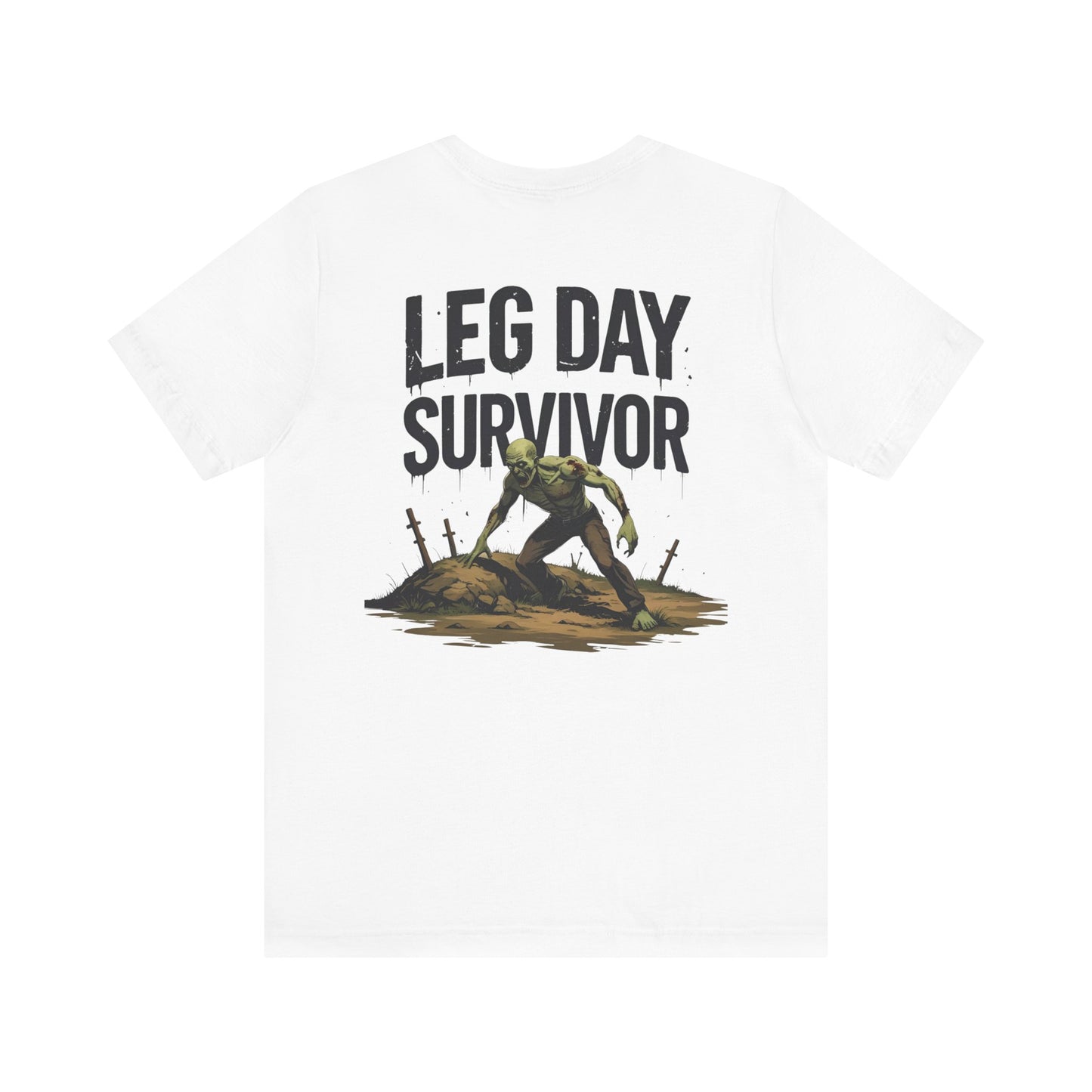 Leg Day Survivor Tee, Fitness Shirt, Workout Apparel, Gym Gift, Unisex Graphic Tee