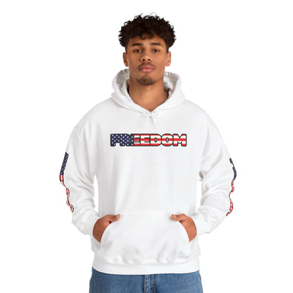 Patriotic Freedom Hoodie - Unisex American Flag Sweatshirt - Red White and Blue - Comfortable Pullover for Celebrations -  Perfect for Independence Day -  Gift [...]
