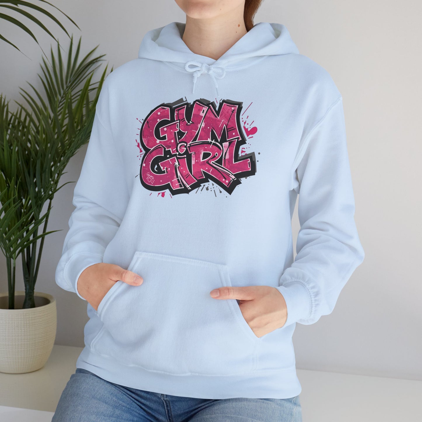 Stylish - Gym Girl Print - Hoodie - S - 5XL - Fitness -