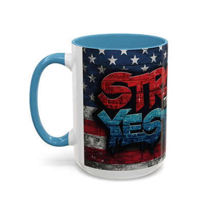 Eye-Catching - Stronger Than Yesterday Coffee Mug - Motivational Coffee Cup - Perfect Gift for Fitness Lovers - Entrepreneurs - &  Daily Inspiration