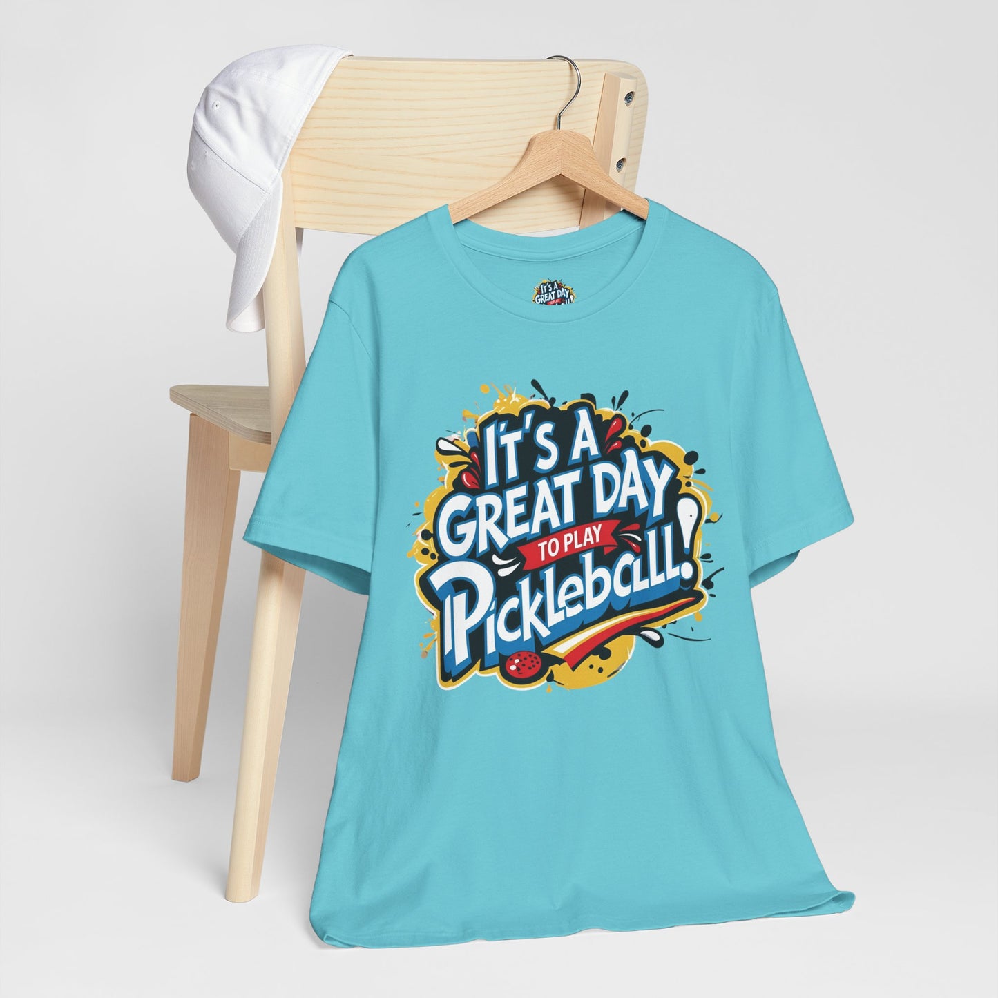 It's a Great Day to Play Pickleball T-Shirt - Unisex Graphic Tee - XS-4XL