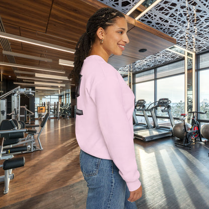 Gym Girl Crewneck Sweatshirt - Stylish Fitness Apparel - Women's Workout Sweatshirt - S-4XL