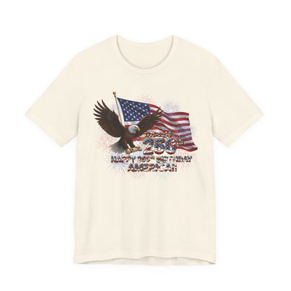 American Eagle Flag T-Shirt | Home of the Brave 250th Anniversary Tee