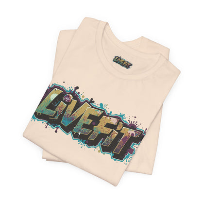LIVE FIT Graphic Fitness Tee - Motivational Workout Apparel