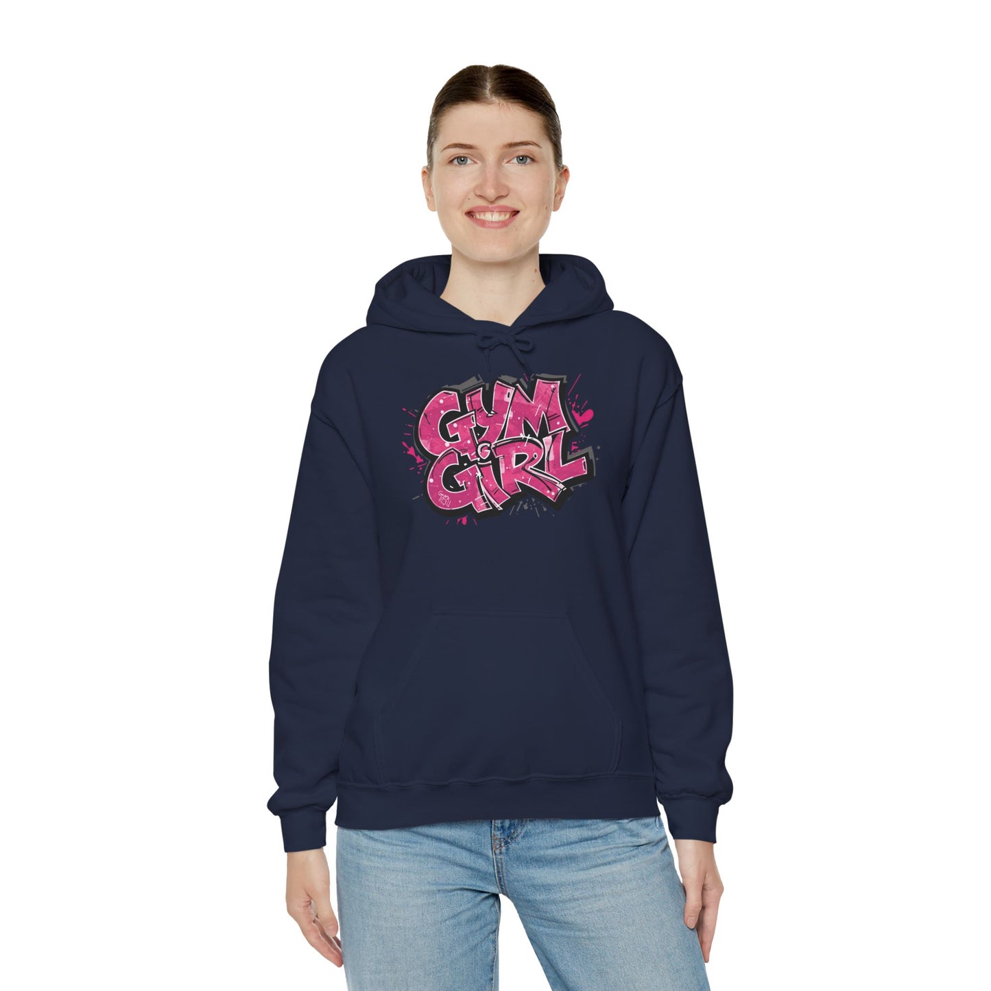 Stylish - Gym Girl Print - Hoodie - S - 5XL - Fitness -