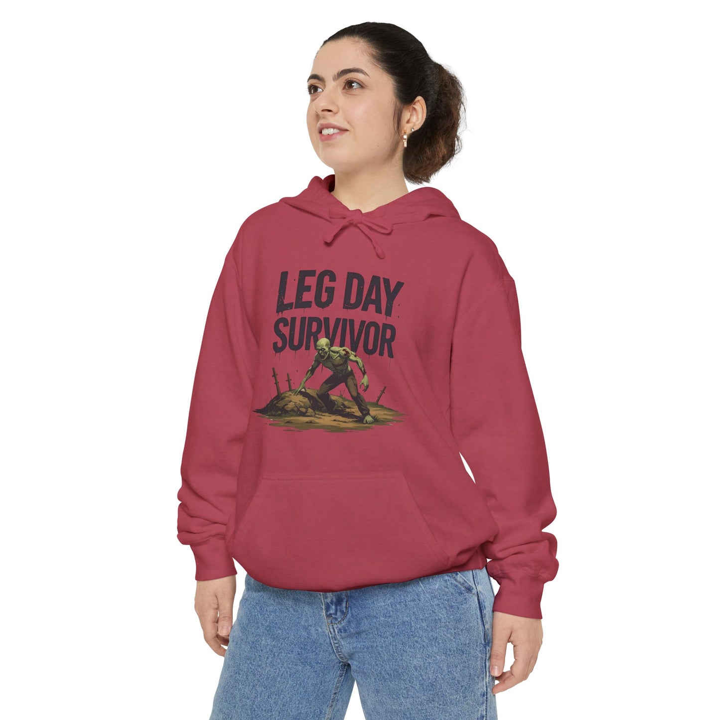 Leg Day Survivor! - Funny Gym Hoodie - Unisex Fitness Sweatshirt - Workout Apparel - S-5XL