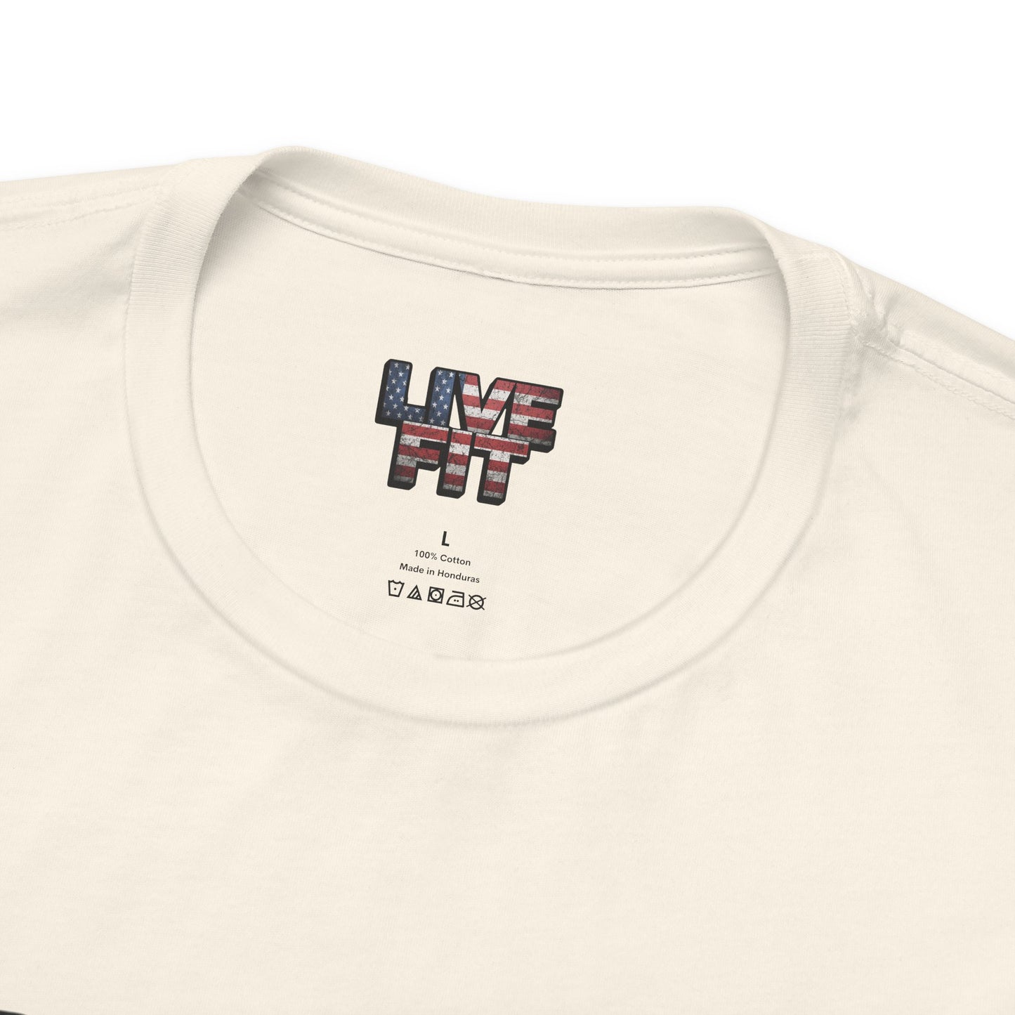 LIVE FIT Patriotic T-Shirt - American Flag Red White Blue - Unisex Fitness Tee