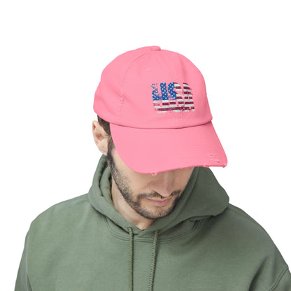 💥 Unisex 💥 USA 💥 Red White and Blue 💥 Distressed Cap 💥 One Size 💥 D Ring Closure 💥 Colors💥 Black 💥 Light Olive 💥 Scotland Blue 💥 Nickel 💥 Stone 💥 True Pink 💥