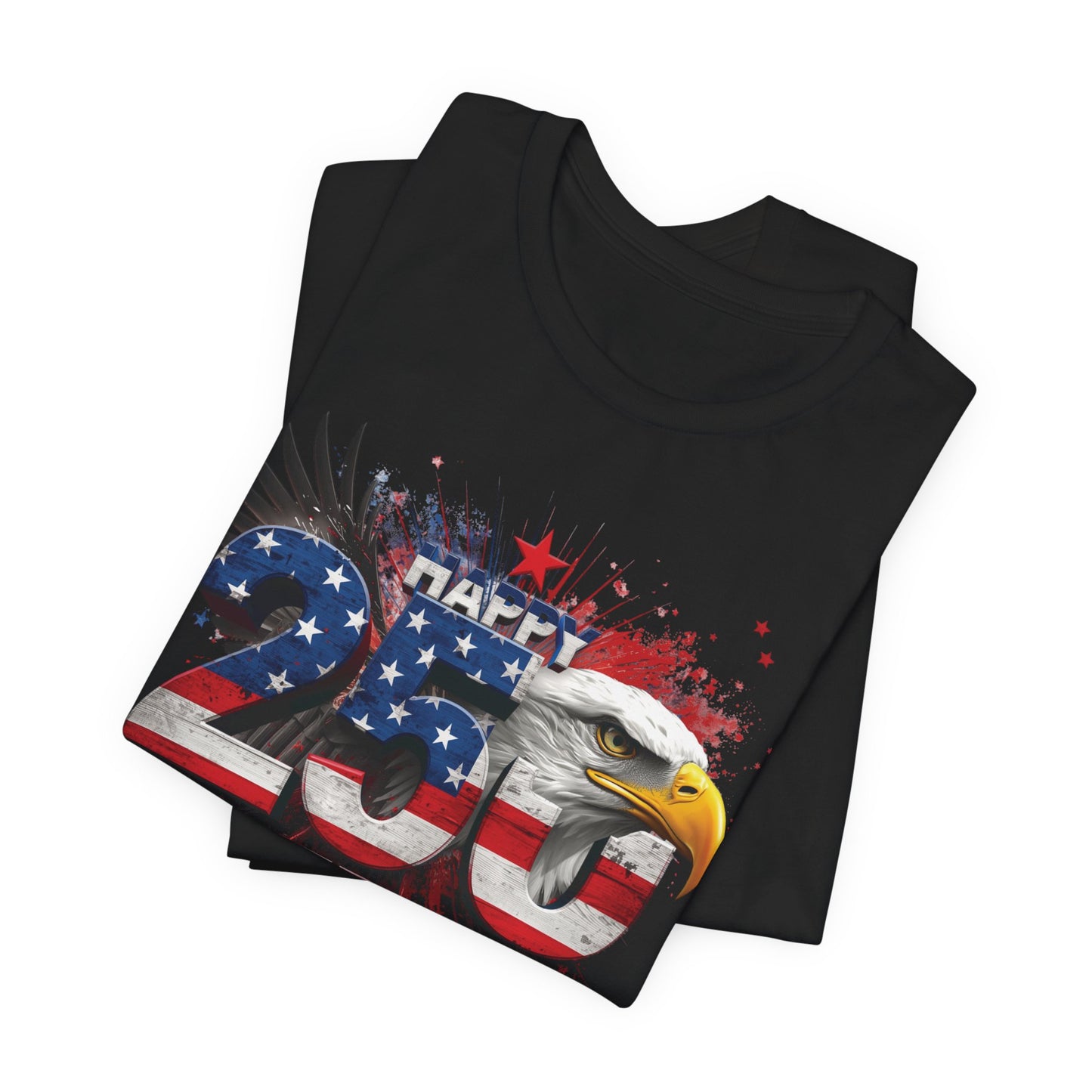 America 250th Anniversary Eagle T-Shirt | Distressed Flag Patriotic Tee