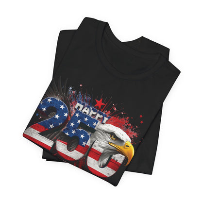 America 250th Anniversary Eagle T-Shirt | Distressed Flag Patriotic Tee