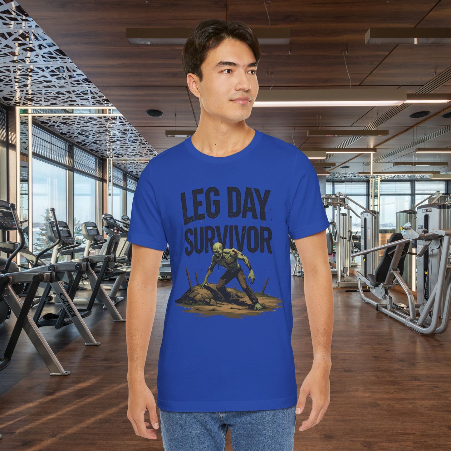 Leg Day Survivor Tee, Fitness Shirt, Workout Apparel, Gym Gift, Unisex Graphic Tee