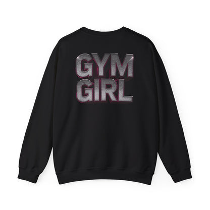 Gym Girl Crewneck Sweatshirt - Stylish Fitness Apparel - Women's Workout Sweatshirt - S-4XL