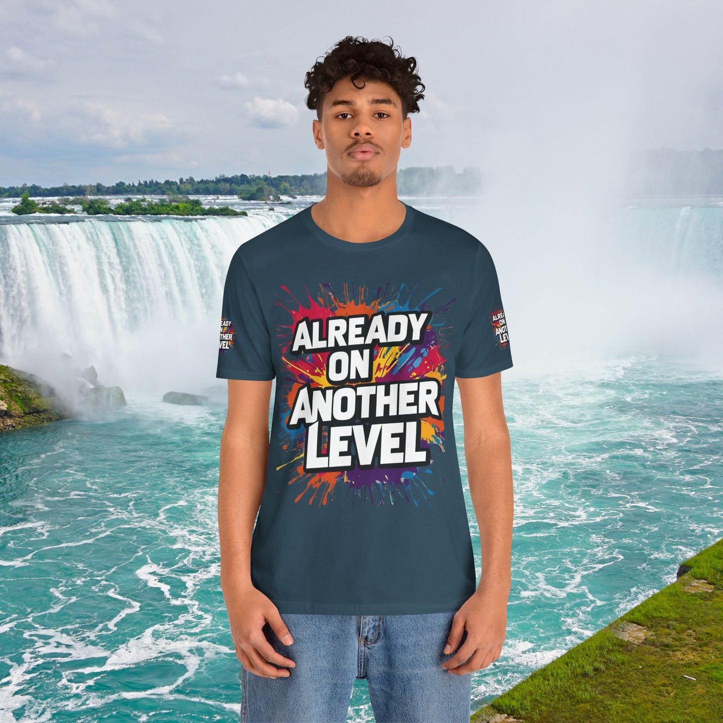 💥 Colorful  💥 Motivation  Tee 💥  'Already on Another Level'  💥 8  Different  Colors  💥 Sizes  XS - 5XL 💥