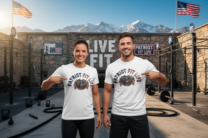 Patriot Fit Life Tee - American Eagle Flag Graphic T-Shirt
