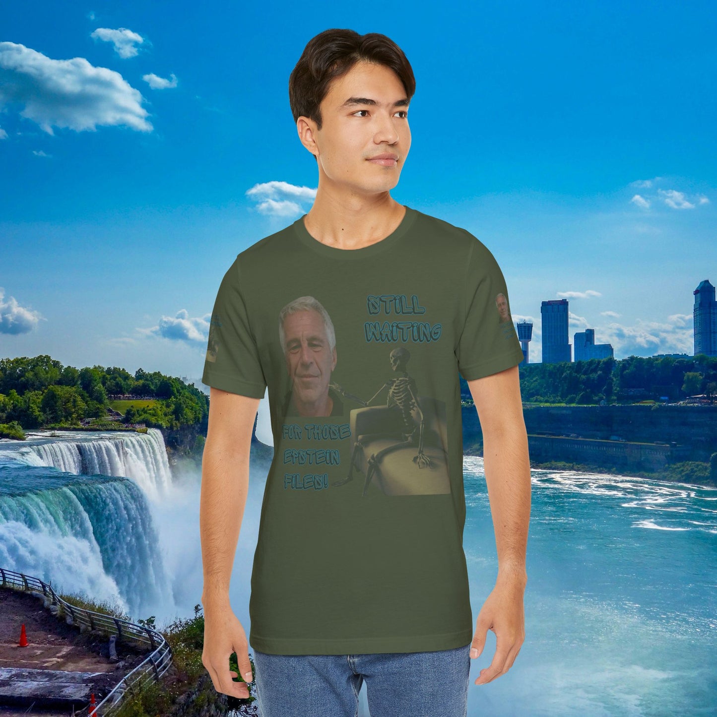 💥 Epstein T-Shirt  💥  Still  Waiting  For  Those  Epstein  Files!  💥  Sizes   XS - 5XL  💥 8  Different  Colors To  Choose  From  💥