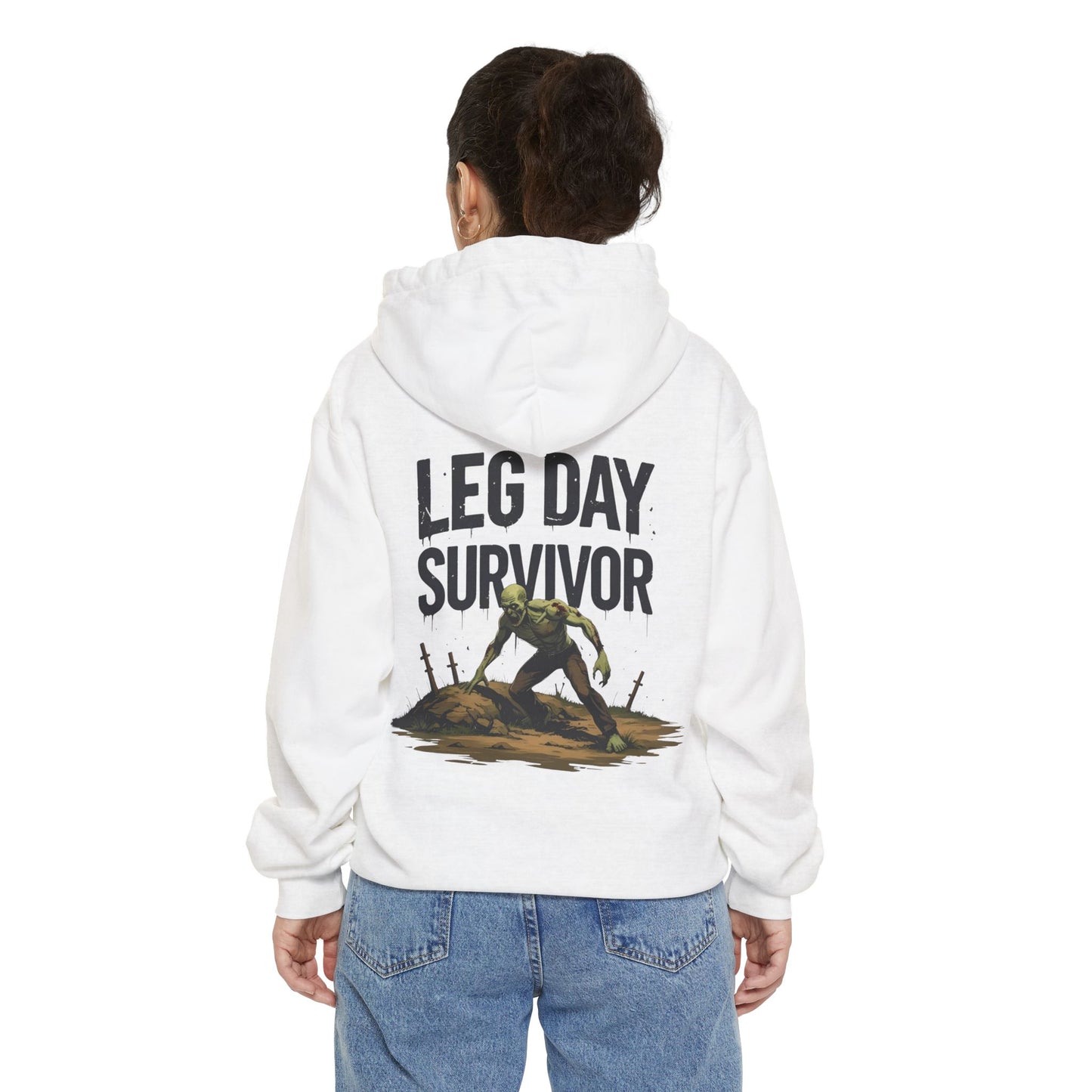 Leg Day Survivor! - Funny Gym Hoodie - Unisex Fitness Sweatshirt - Workout Apparel - S-5XL