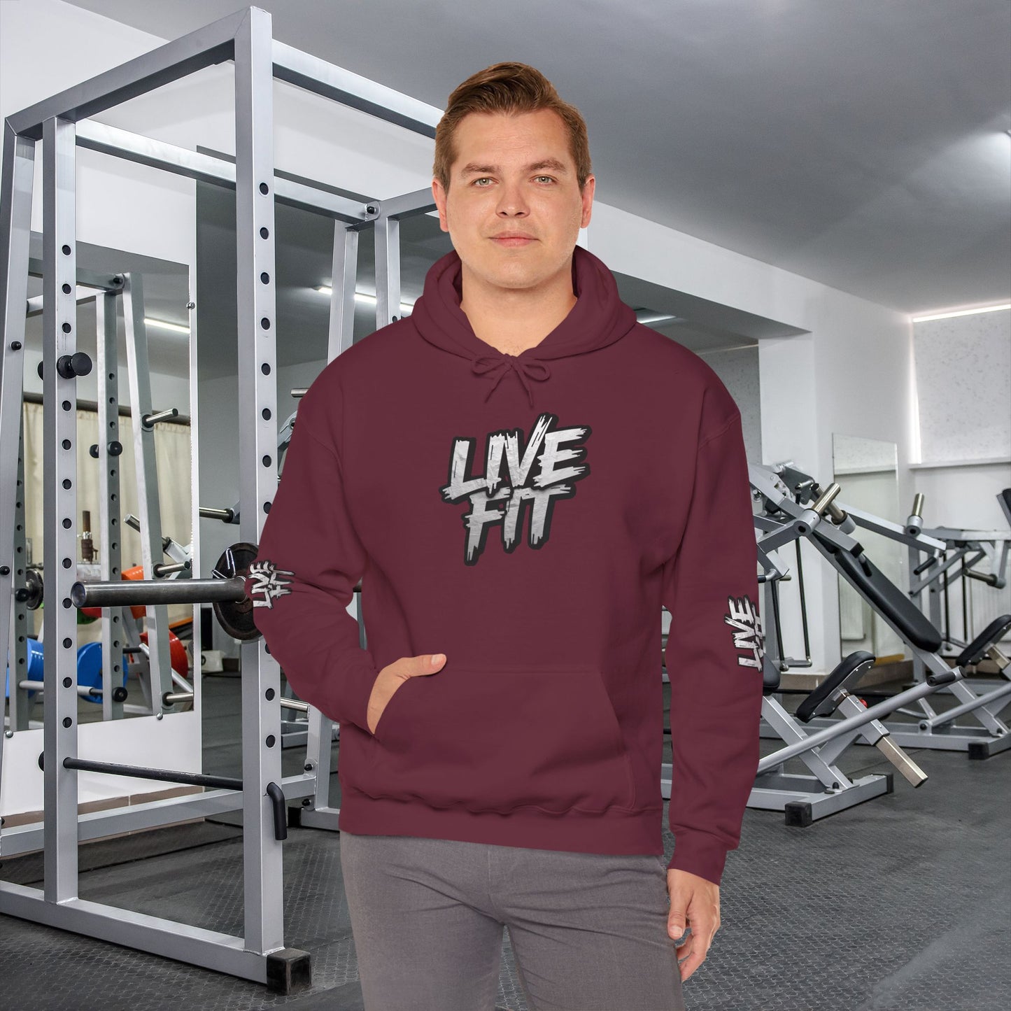 LIVE FIT Hoodie S-5XL - Unisex Heavy Blend™ Hooded Sweatshirt for Fitness Enthusiasts - Workout Apparel -  Gym Wear -  Casual Style - Gift for [...]