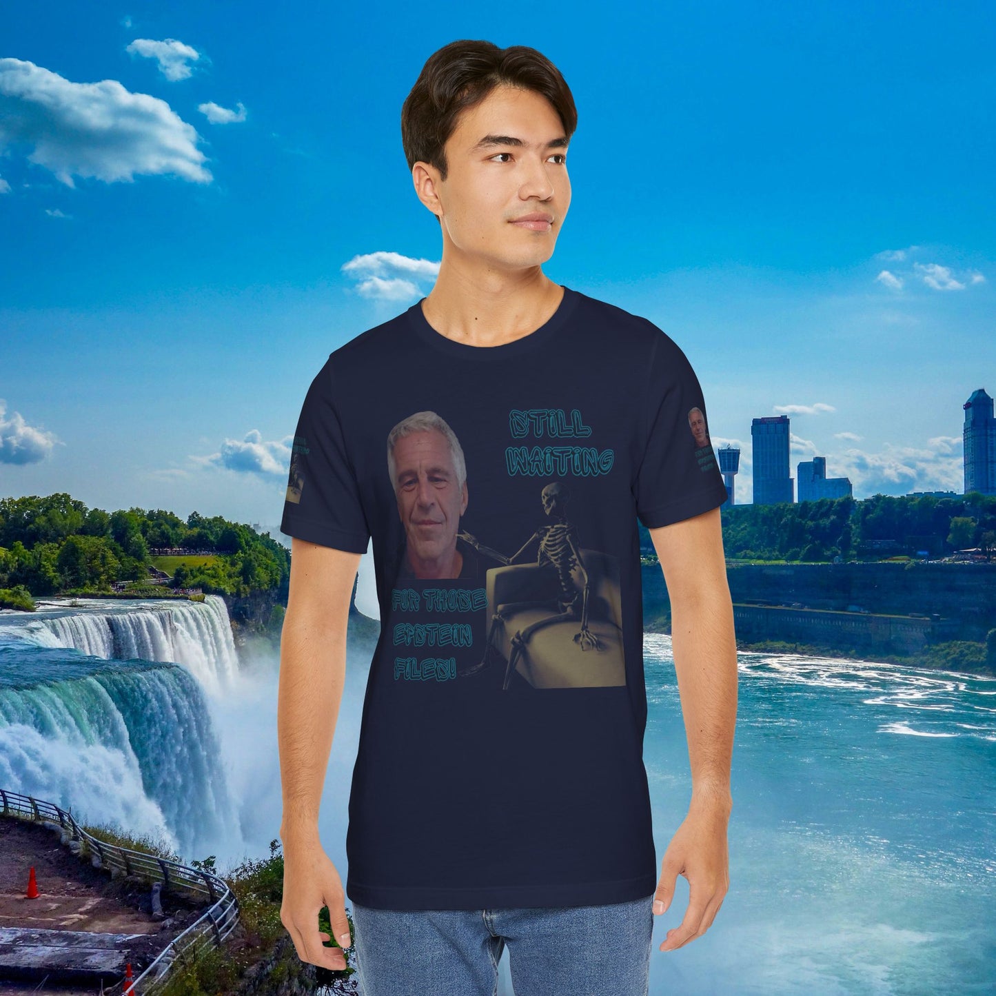 💥 Epstein T-Shirt  💥  Still  Waiting  For  Those  Epstein  Files!  💥  Sizes   XS - 5XL  💥 8  Different  Colors To  Choose  From  💥