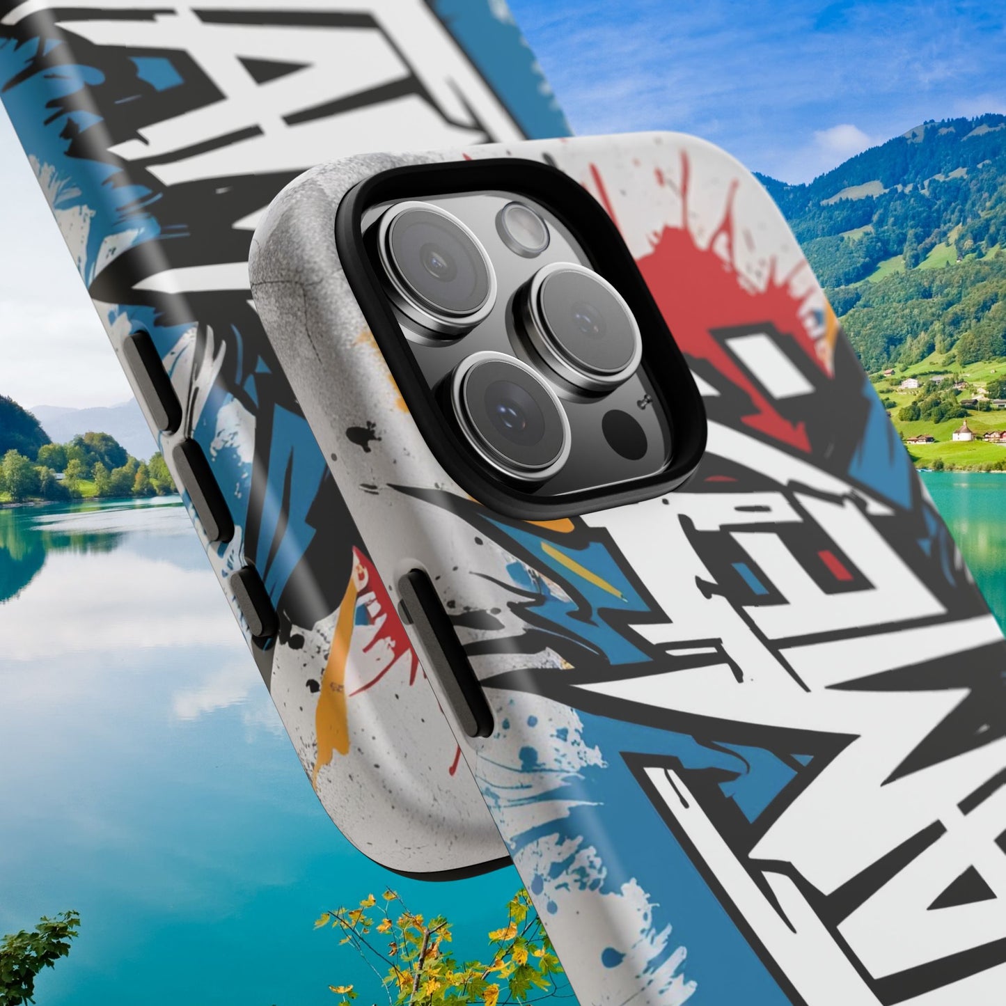 Eye-Catching - Vibrant - Tough - Phone  Case - With  An - Untamed  Print  Design - Stylish - Smartphone  Case