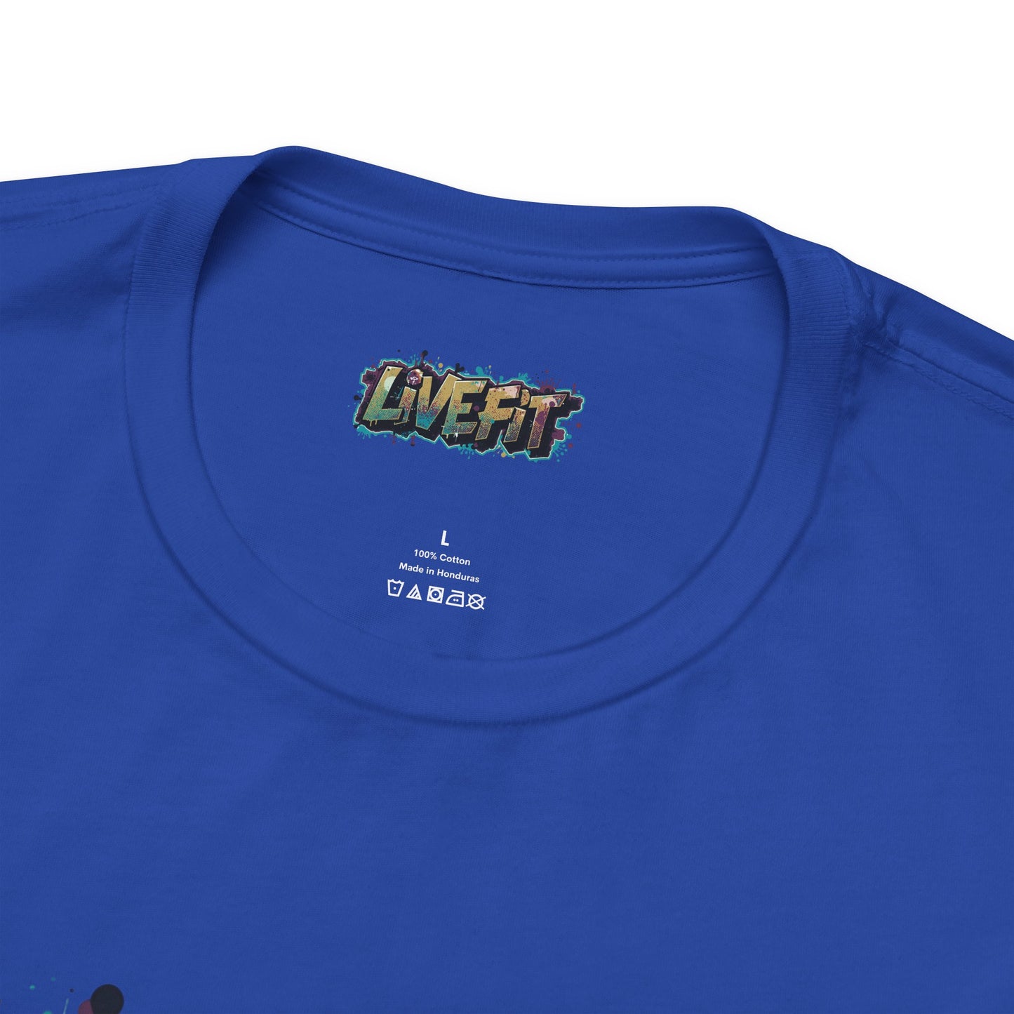 LIVE FIT Graphic Fitness Tee - Motivational Workout Apparel