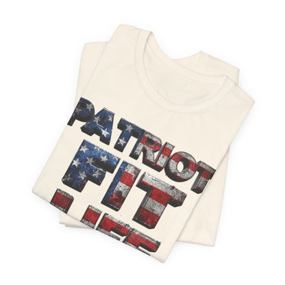 Patriot Fit Life T-Shirt | American Flag Fitness Tee – LIVE FIT