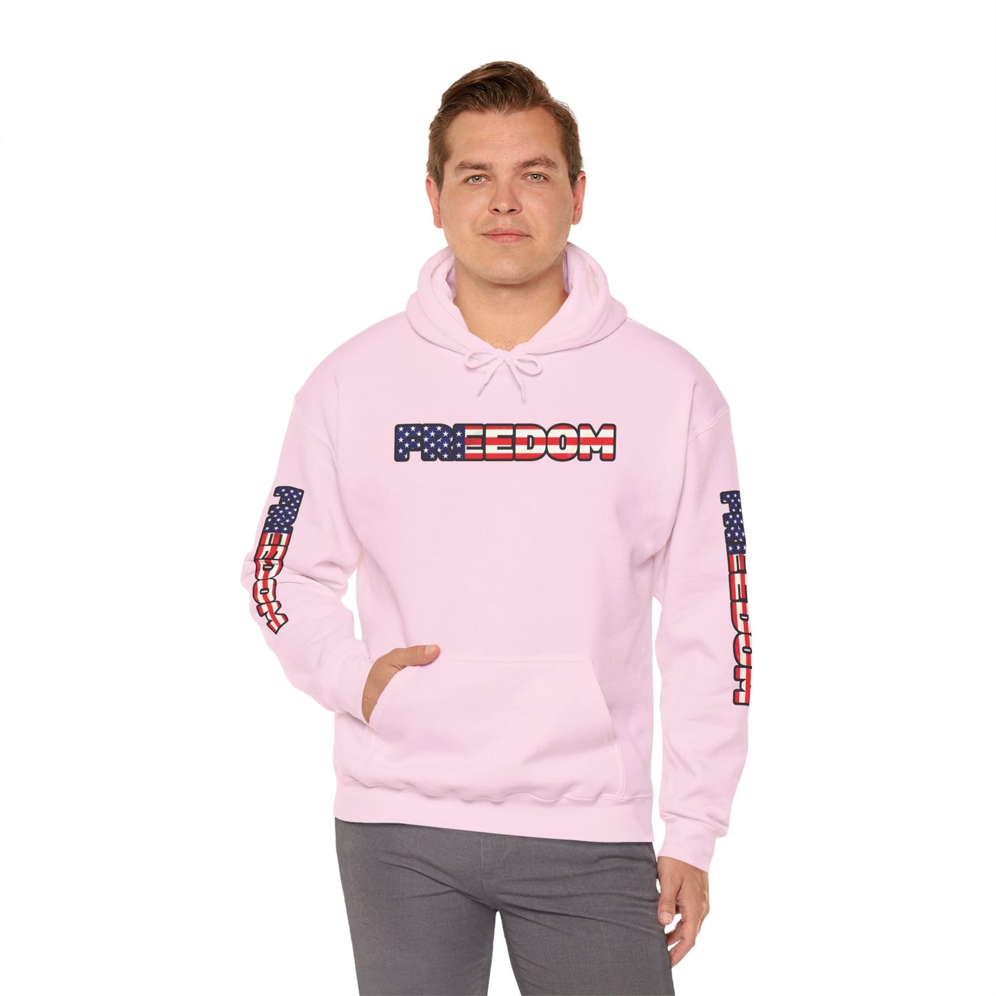 Patriotic Freedom Hoodie - Unisex American Flag Sweatshirt - Red White and Blue - Comfortable Pullover for Celebrations -  Perfect for Independence Day -  Gift [...]