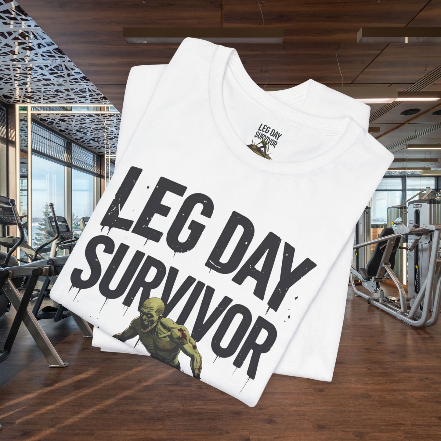 Leg Day Survivor Tee, Fitness Shirt, Workout Apparel, Gym Gift, Unisex Graphic Tee