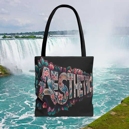 Eye-Catching - Aesthetic - Floral    Tote Bag  - Chic  Reusable - Shopping  Bag -  Eco-Friendly  Grocery  Tote - Boho  Style  Handbag - Gift  for  Art  Lovers - Travel Accessory -