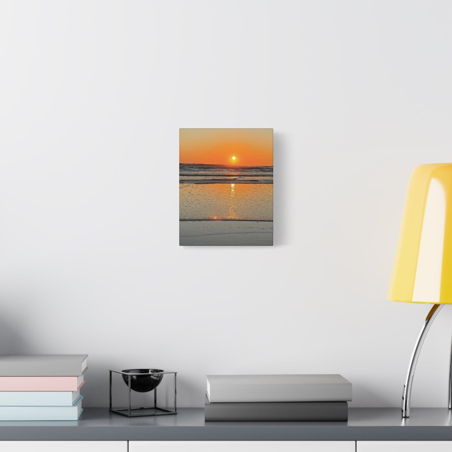 Stunning Sunset Beach Canvas Print, Ocean Decor, Wall Art, Home Decor, Coastal Artwork for Living Room