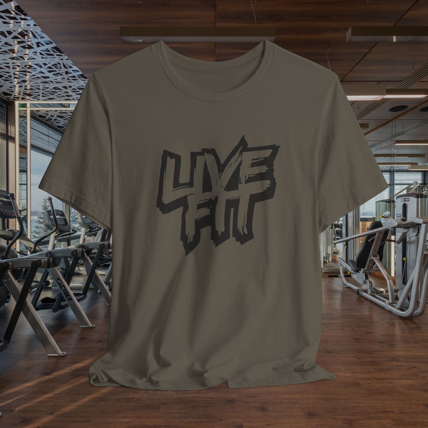 LIVE FIT Unisex Jersey Tee - Fitness T-Shirt - Casual Wear - Workout Top - Gym Apparel -  Motivational Shirt -
