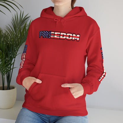 Patriotic Freedom Hoodie - Unisex American Flag Sweatshirt - Red White and Blue - Comfortable Pullover for Celebrations -  Perfect for Independence Day -  Gift [...]