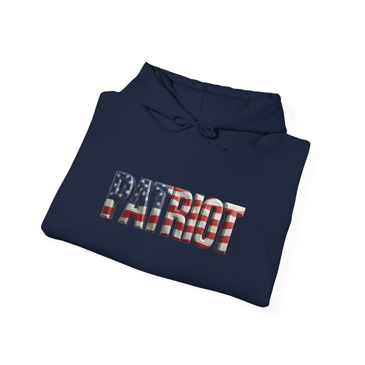 Patriot Flag Hoodie — American Flag 'PATRIOT' Graphic Hooded Sweatshirt