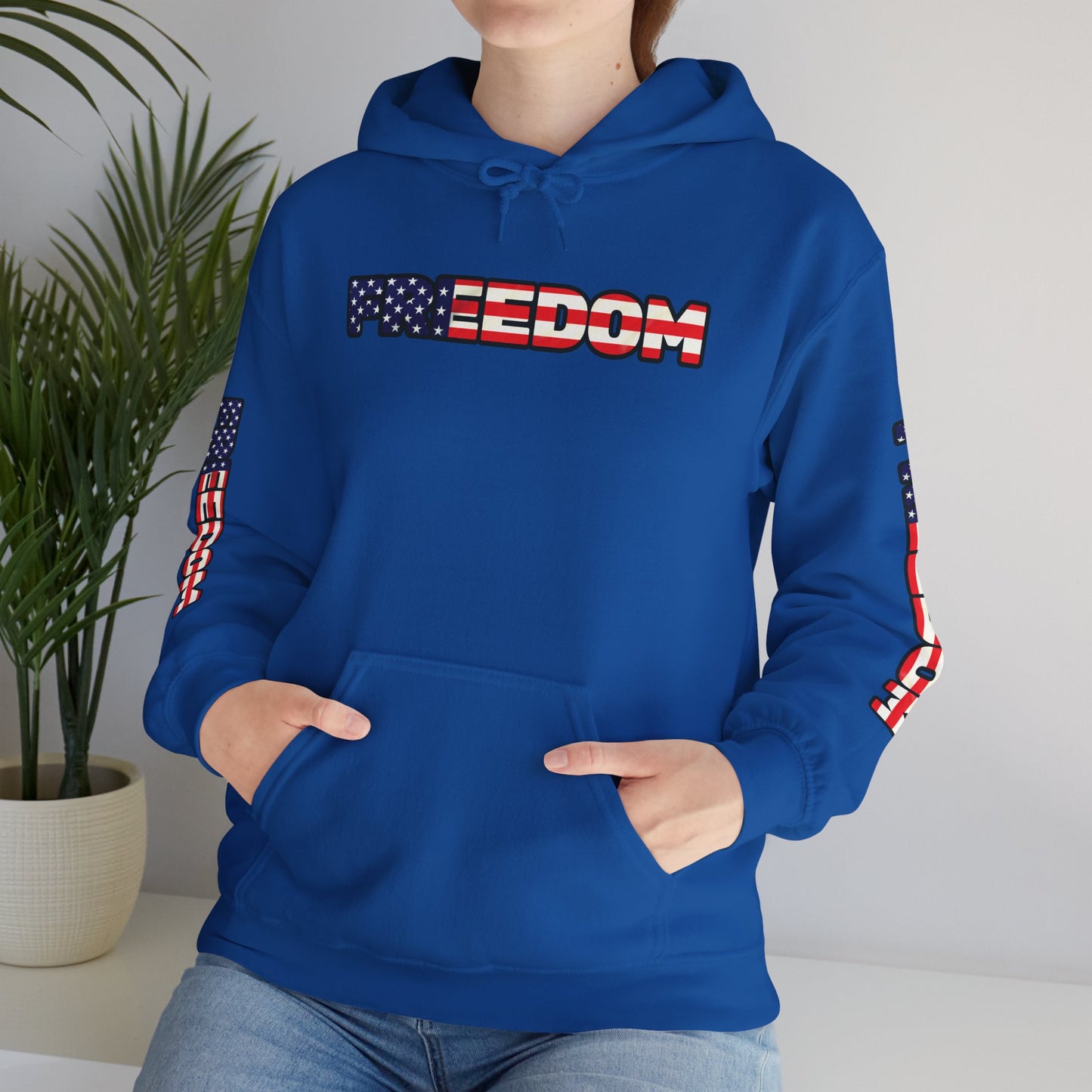 Patriotic Freedom Hoodie - Unisex American Flag Sweatshirt - Red White and Blue - Comfortable Pullover for Celebrations -  Perfect for Independence Day -  Gift [...]