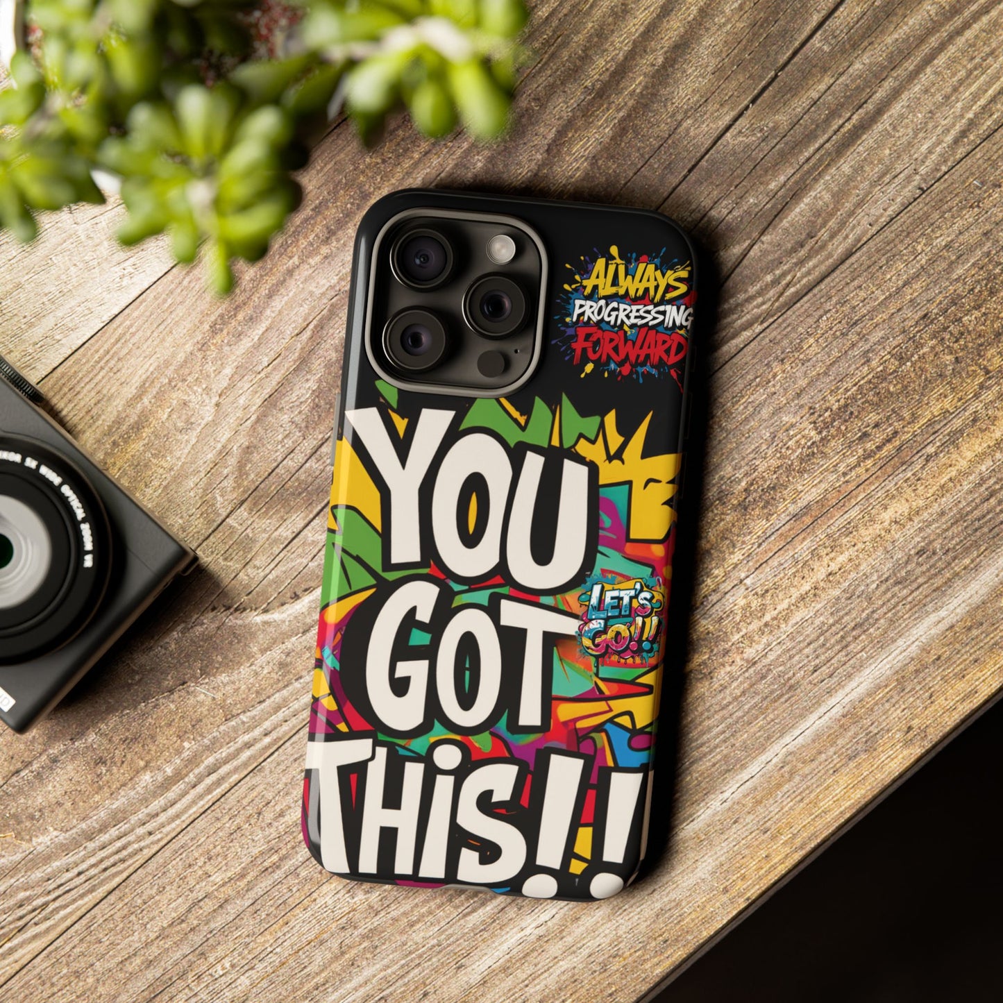 Vibrant  Motivational Tough Cell Phone Cases