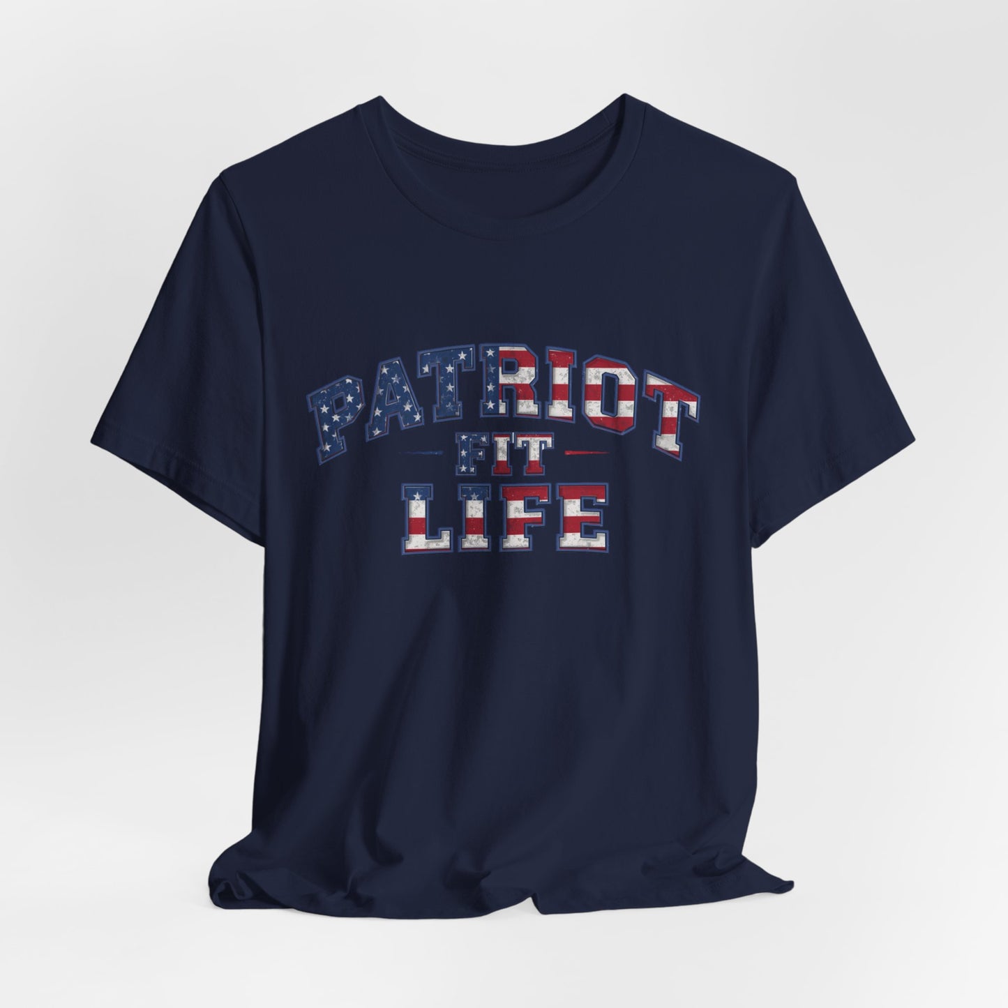 Patriot Fit Life T-Shirt | American Flag Stars & Stripes Athletic Tee