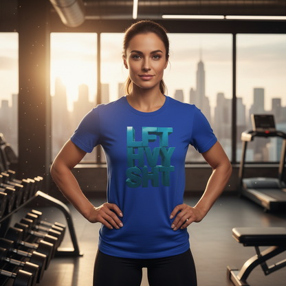 Lift Heavy Shit - LFT HVY SHT - Gym T-Shirt - Motivational Weightlifting Tee