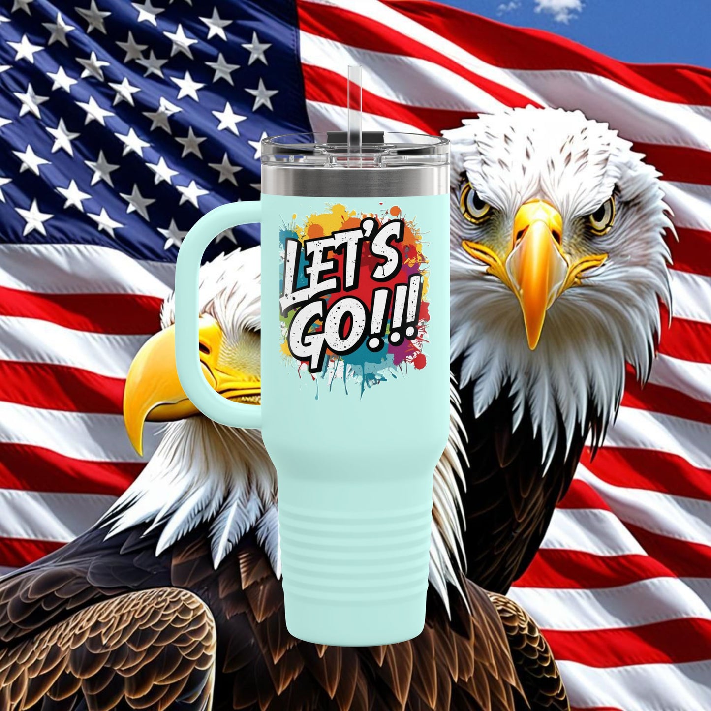 💥 Vibrant   💥 Stylish    💥 Motivational     💥 Insulated   💥 Stainless Steel   💥 Travel Mug  40oz    💥  Let's Do This!  💥 Inspiring Print   💥 Hot or Cold   💥 Birthday Gift 💥 Holiday Gift   💥Graduation Gift   💥 Dishwasher Safe Top Rack 💥