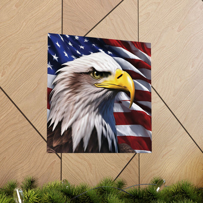 💥 Patriotic 💥 Bald Eagle 💥 Red White & Blue 💥 Wall Art 💥 Matte  💥 Vertical Poster 💥