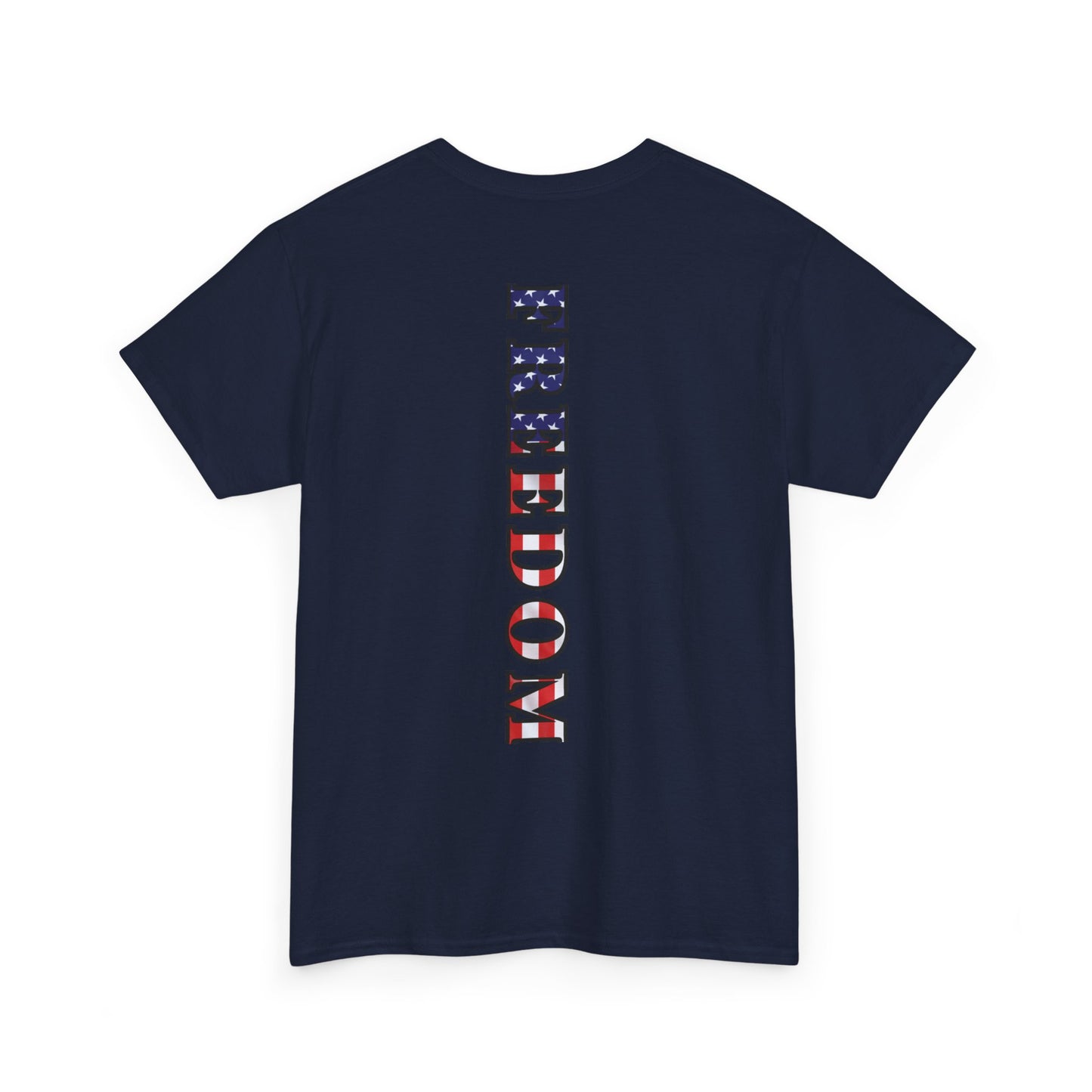 Freedom Patriotic T-Shirt - Red White Blue - American Flag Tee - Unisex S-5XL